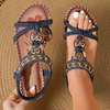 Blu navy/marrone