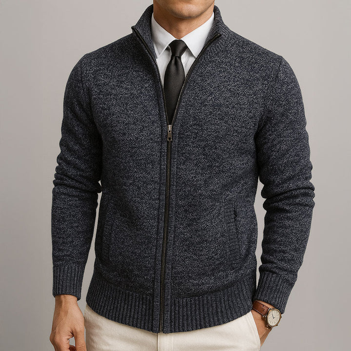 Merino | Cardigan in lana con zip