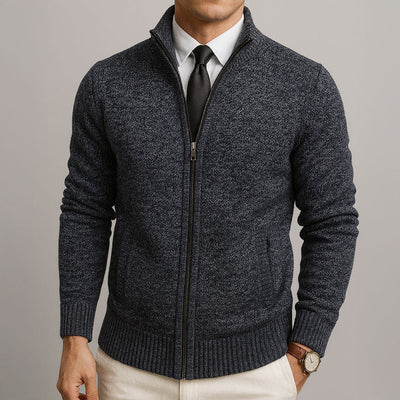Merino | Cardigan in lana con zip