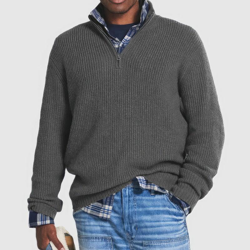 Finn | Maglione da uomo a maglia con cerniera