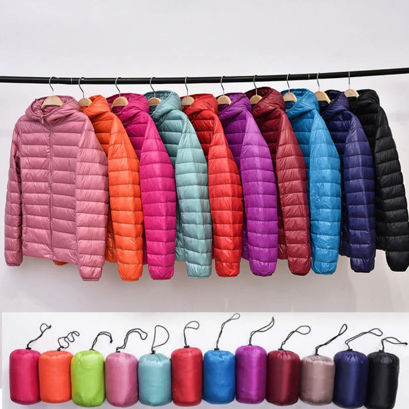 Nord | Nuova giacca impermeabile con imbottitura in piume d’anatra bianca